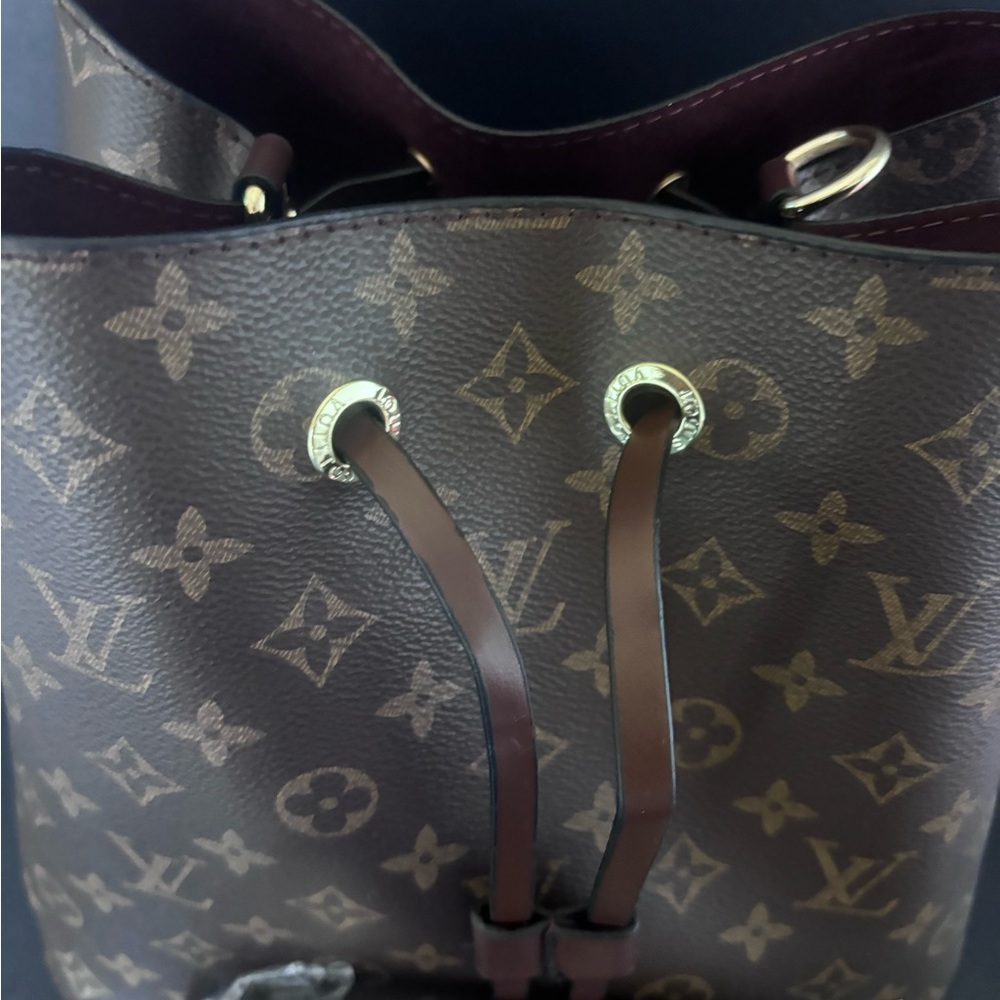Source Unknown Brown Monogram Bucket Bag - image 2